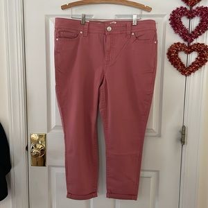 Seven7 Women's Dusty Rose Skinny Jeans